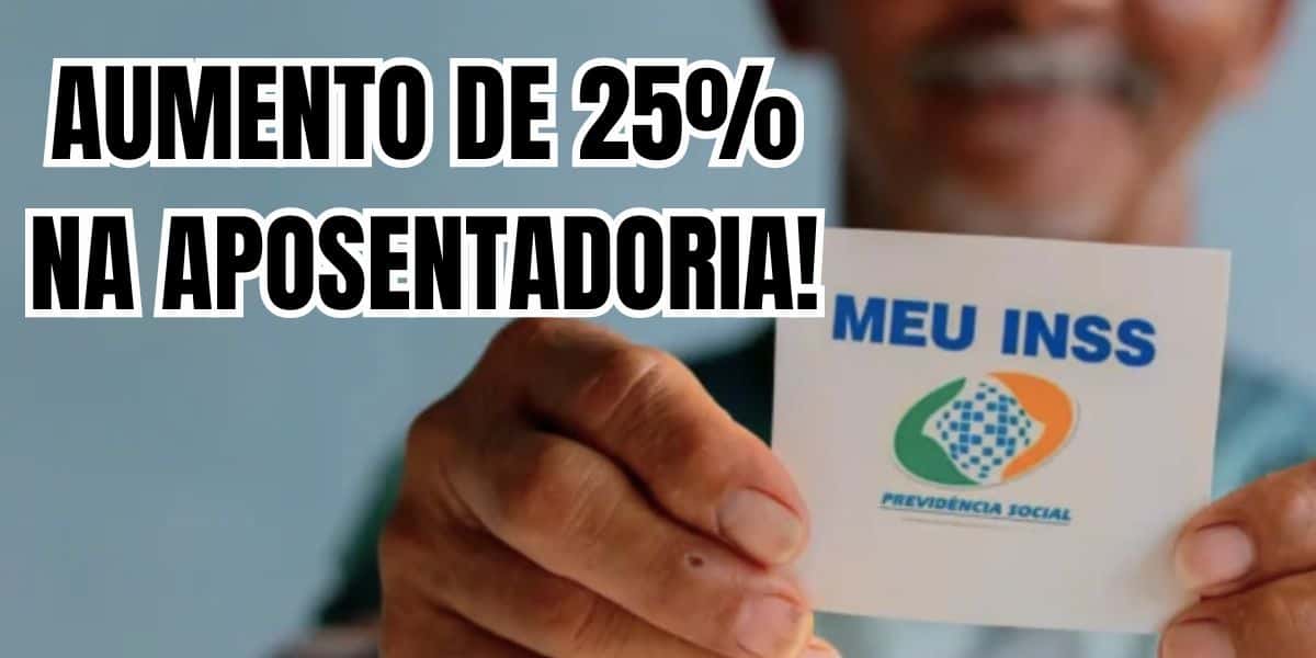 Como solicitar aumento de 25% na aposentadoria em 3 passos (Reprodução/Montagem/Canva/Pensar Cursos)