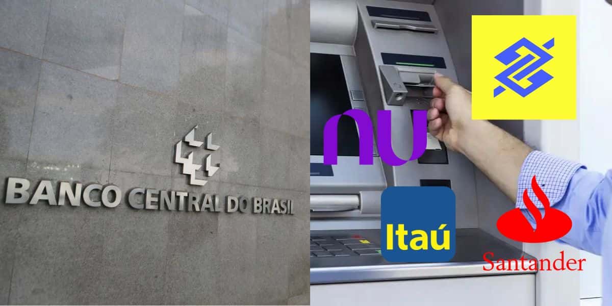 Banco Central chega com adeus ao caixa eletrônico e fim nos bancos (Reprodução/Montagem/O Globo/InfoMoney)