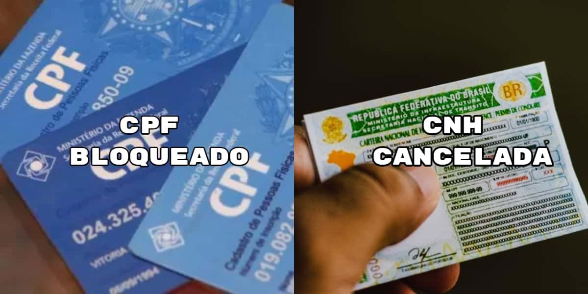 CNH cancelada e CPF Bloqueado podem ser o terror (Foto: Divulgação)