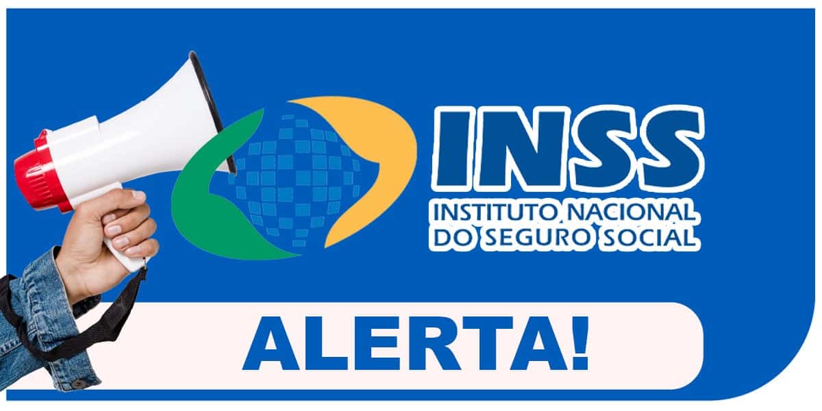 Comunicado de alerta do INSS (Foto: Reprodução, Montagem - TV Foco)