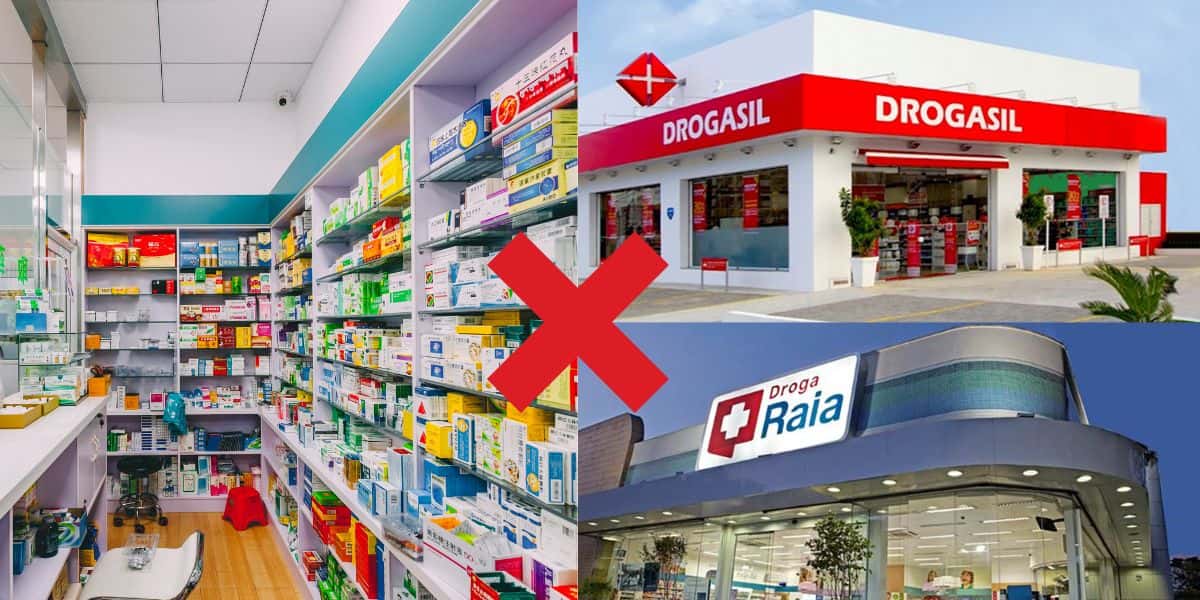 Farmácia / Drogasil / Droga Raia - Montagem TVFOCO