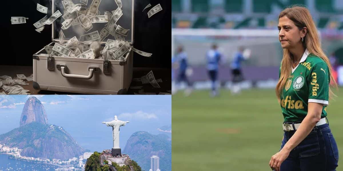 Leila Pereira paralisa o futebol brasileiro com compra de clube no Rio de Janeiro - Montagem Tv Foco