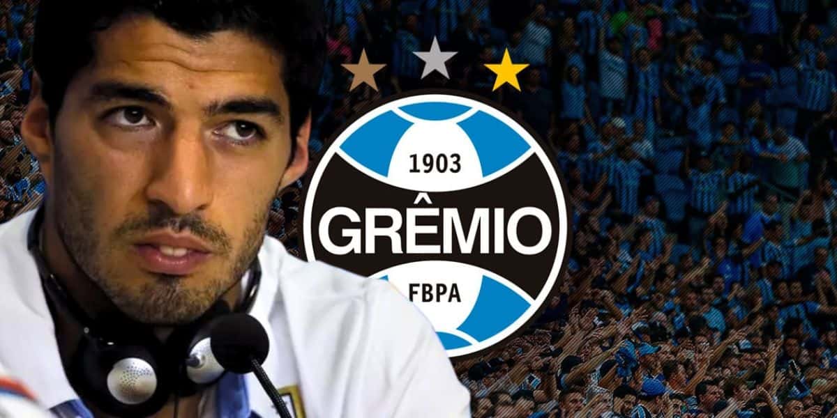 Suárez crava real sobre volta ao Grêmio (Foto Reprodução/Montagem/Lennita/TV Foco/Carlos Barria/Reuters/Canva)
