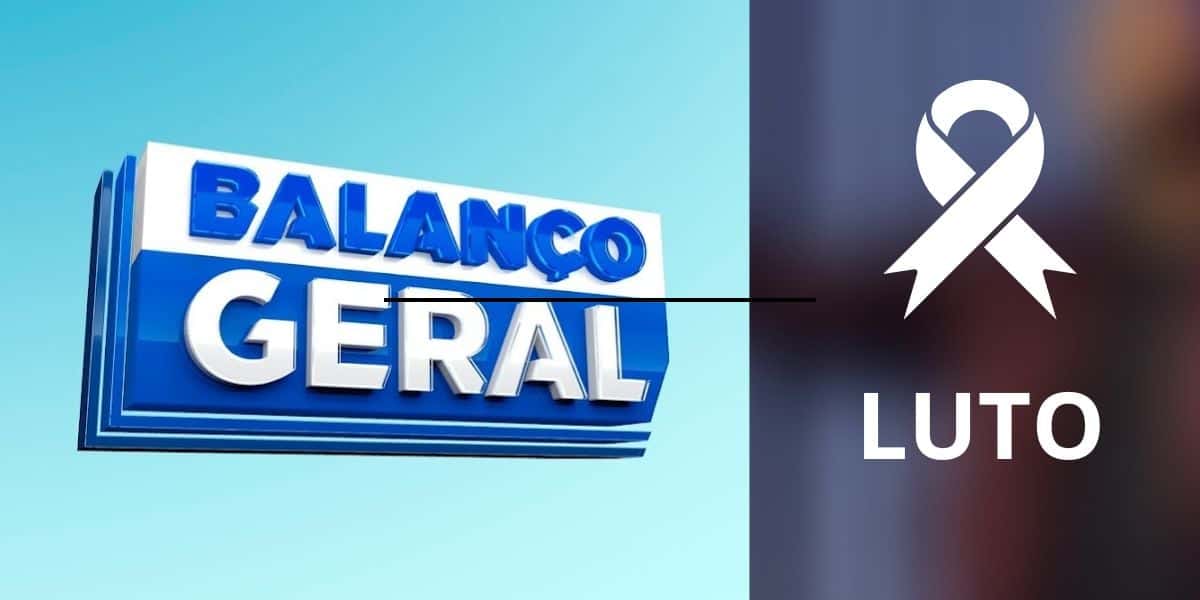 Balanço Geral, cantor e imagem de luto (Fotos: Reproduções / Record / Instagram / Canva)