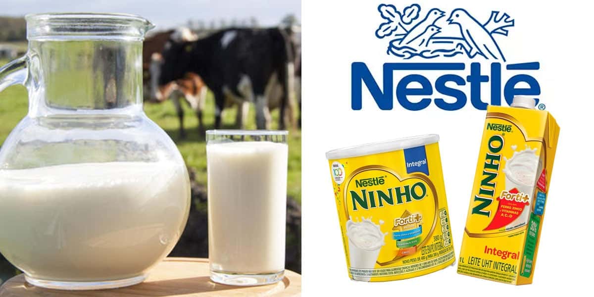 Leite- Nestlé (Foto: Reprodução, Montagem - TV Foco)