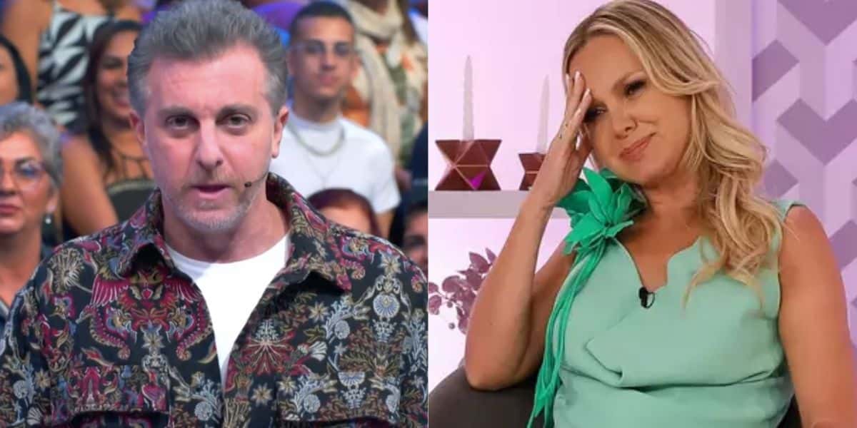 Luciano Huck no Domingão e Eliana (Fotos: Reproduções / Globo / SBT)