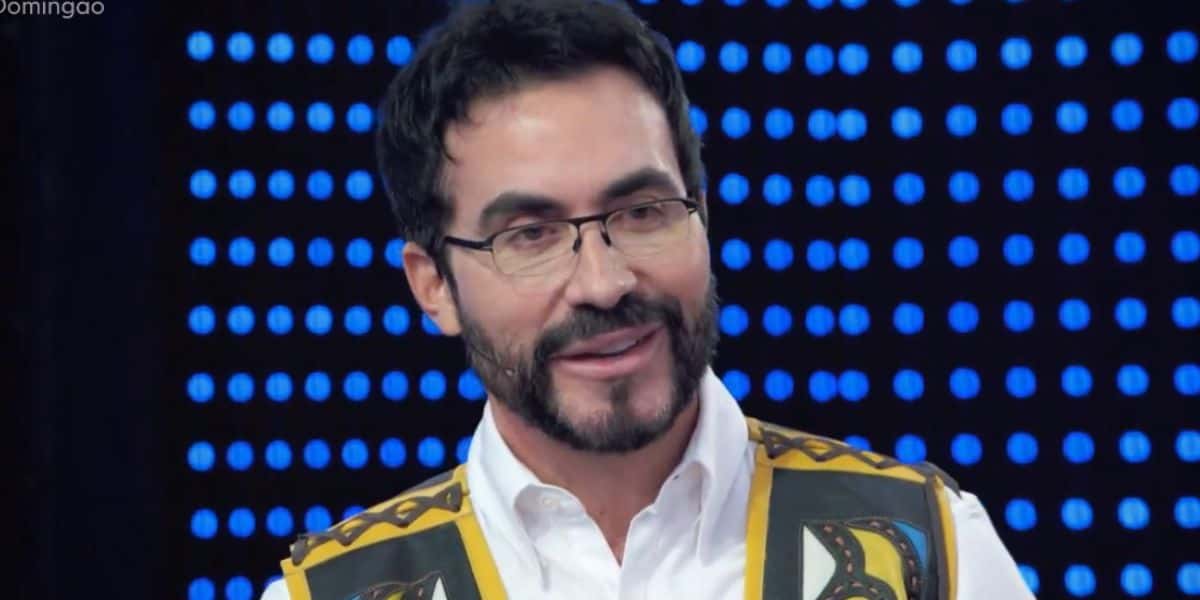 Padre Fábio de Melo no Domingão (Foto: Reprodução / Globo)