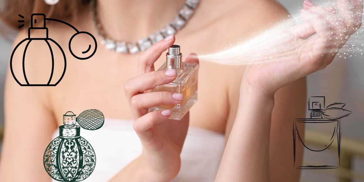 Pessoa passando perfume (Reprodução - Internet)