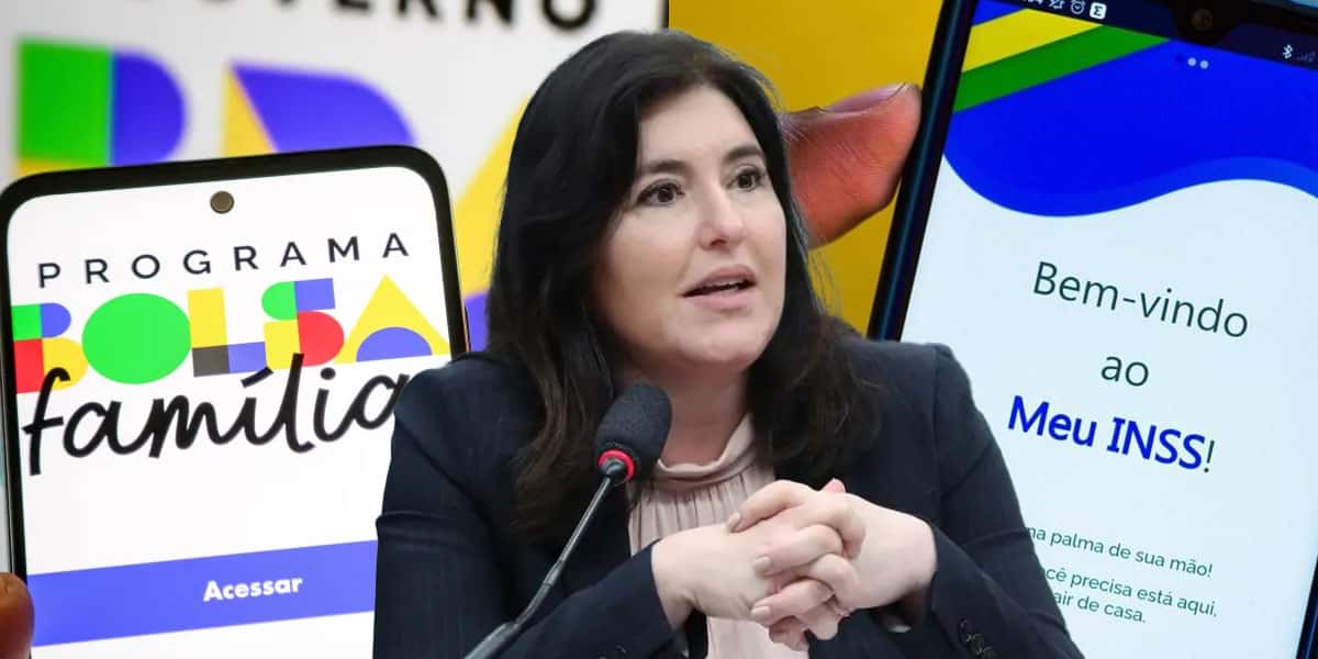 Simone Tebet - Bolsa Família e INSS (Foto: Reprodução, Montagem - TV Foco)
