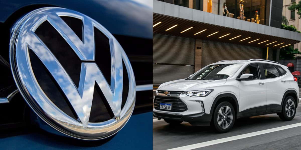 VOLKSWAGEN - Tracker da Chevrolet (Foto: Reprodução, Montagem - TV Foco)