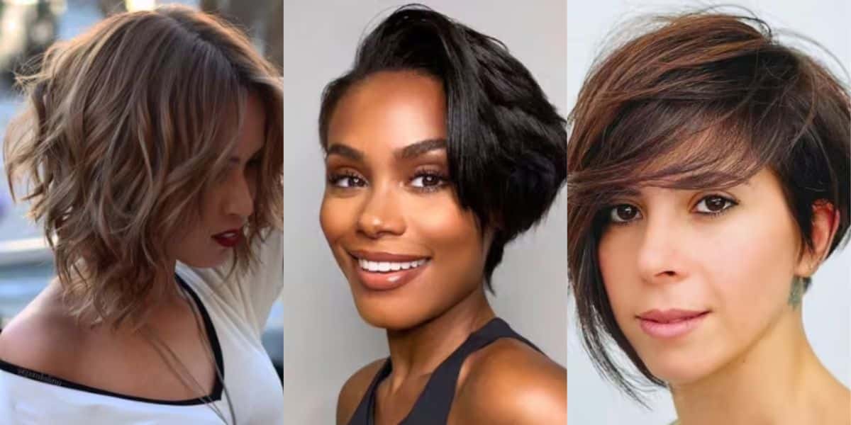 Esses 6 cortes de cabelo afinam o seu rosto (Reprodução: Montagem TV Foco)