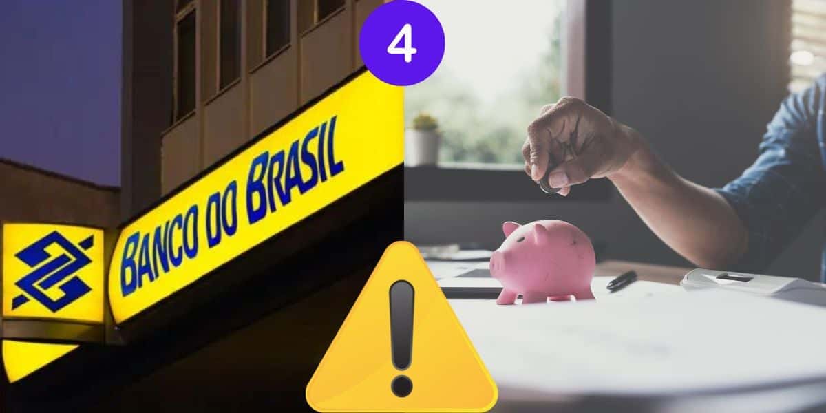 Banco do Brasil e conta poupança (Foto: Reprodução / Canva)