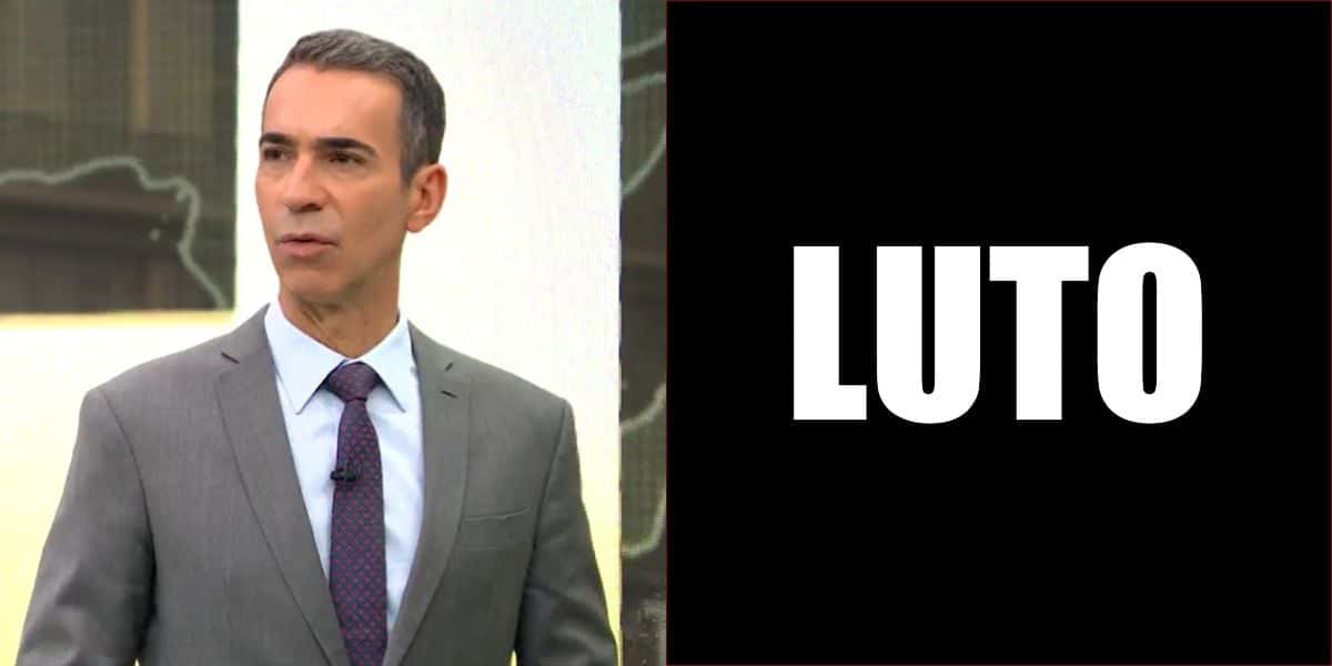 César Tralli se comoveu com notícia da morte de criança (Foto: Reprodução / TV Globo)