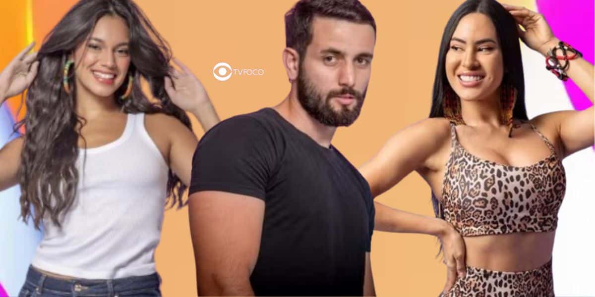 Alane, Matteus e Isabelle no BBB24 (Foto: Reprodução / Globo / Montagem TV Foco)