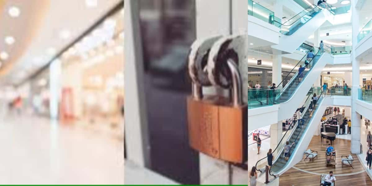 Lojas de shopping à beira da falência - Foto: Montagem