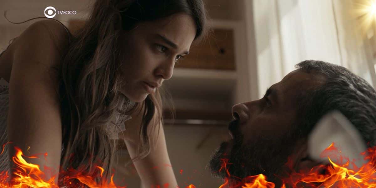 Mariana e José Inocêncio em Renascer (Foto: Reprodução / Globo / Montagem TV Foco)