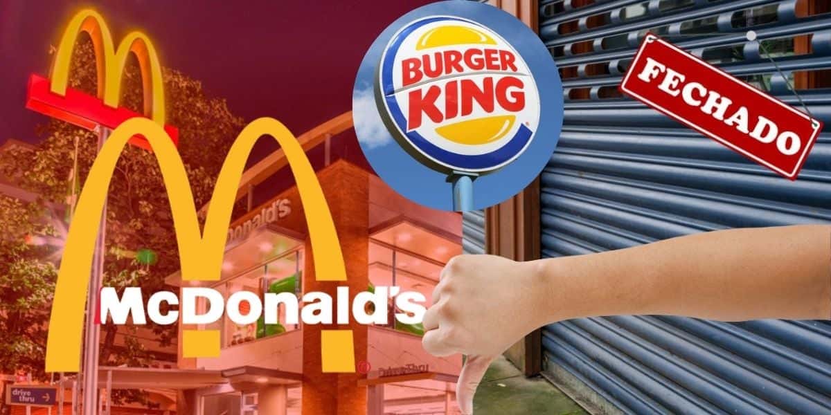 McDonald's fechado e logo do BK (Foto: Reprodução / Canva)