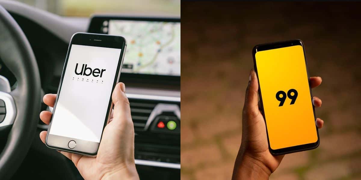Uber e 99 dão fim a serviço crucial em São Paulo (Reprodução: Montagem TV Foco)
