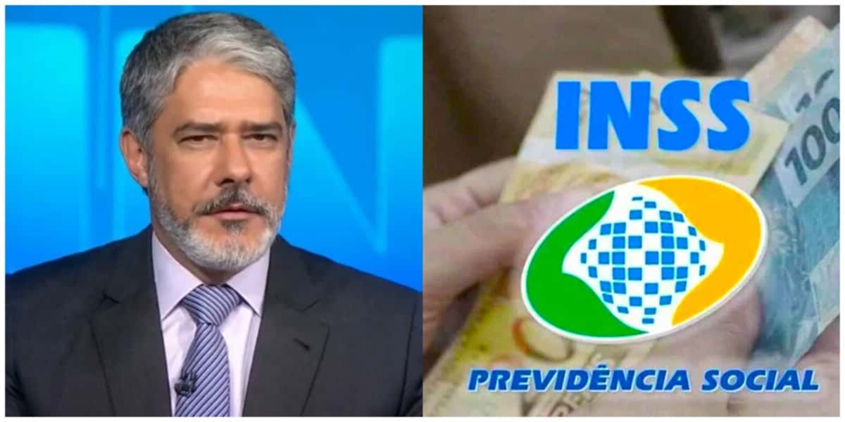 William Bonner paralisa o JN com notícia decisiva do INSS - (Foto: Reprodução / Internet)
