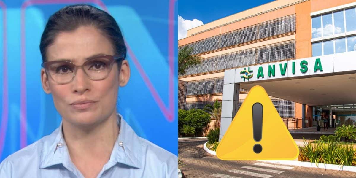 Renata anuncia proibição da Anvisa de produto popular durante JN (Reprodução/Montagem/Globo/Canva)