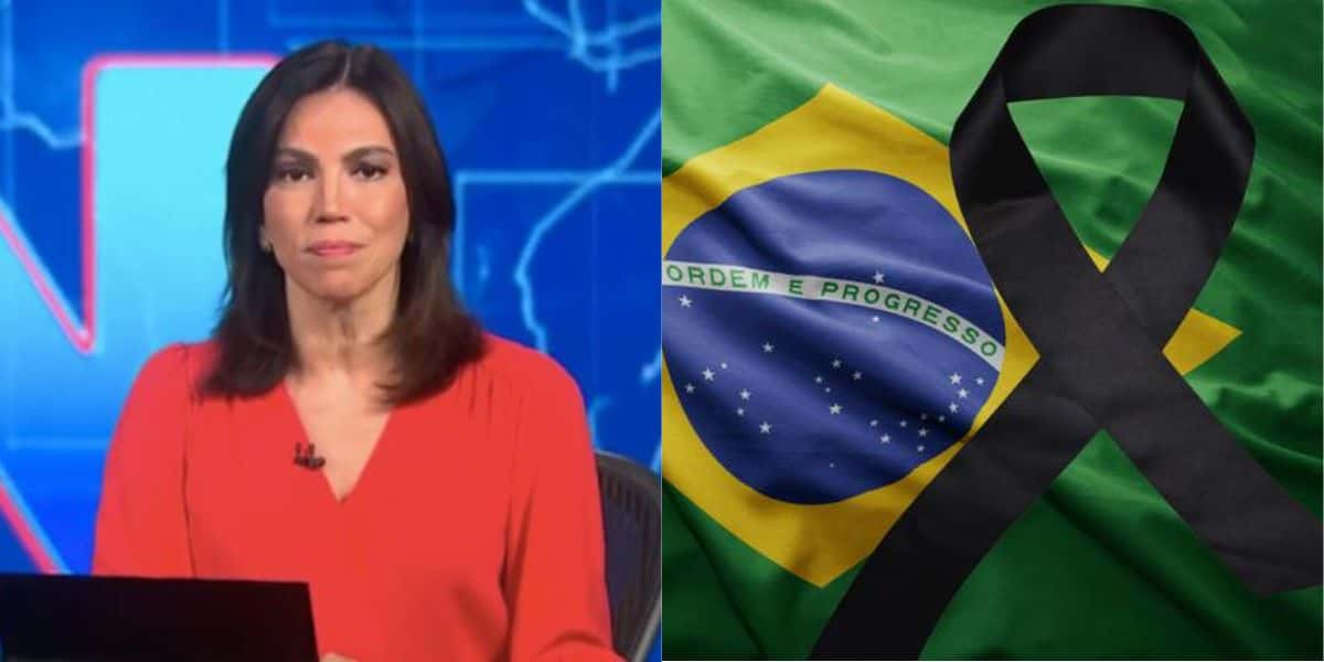 Ana Paula para JN e morte que deixa Brasil de luto é confirmada (Reprodução/Montagem/Globo/Senado Federal)
