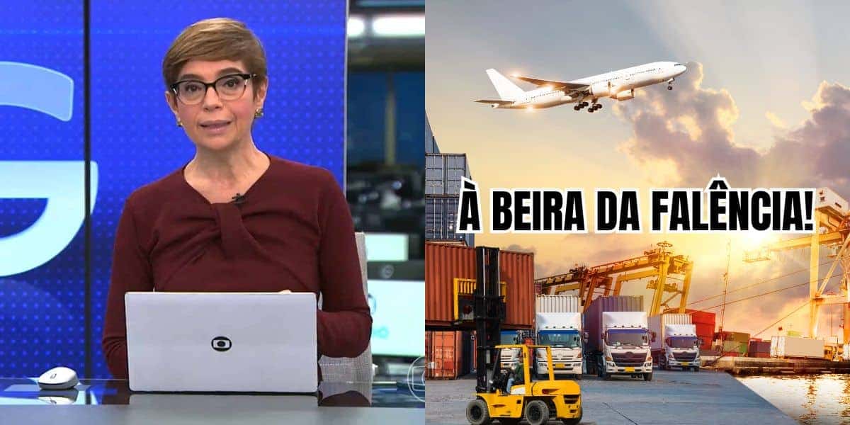 Terror da falência de gigante dos transportes é exposto por Lo Prete (Reprodução/Montagem/Canva/Globo)