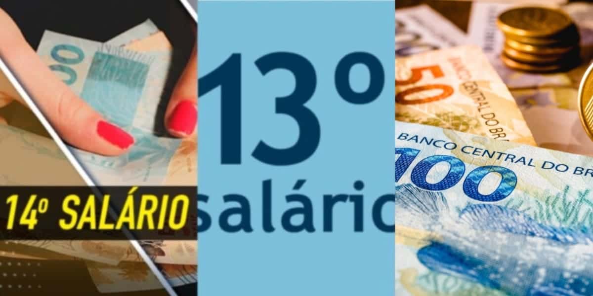 14° salário, 13° salário e o salário mínimo como presente aos trabalhadores - Foto: Montagem