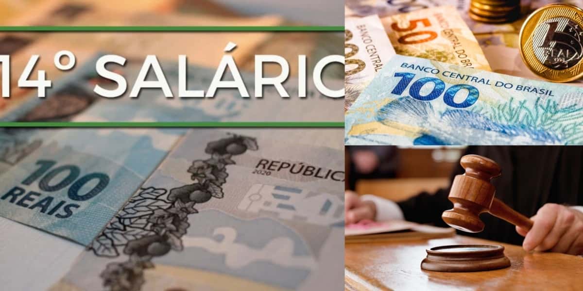 14º salário em 2 parcelas e acima dos R$ 2 mil - Foto: Montagem