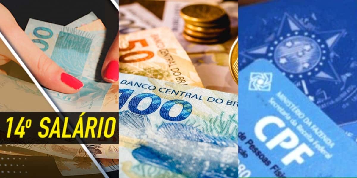 Lei do 14º salário é aprovada e data de pagamento chega à CPF's - Foto: Montagem