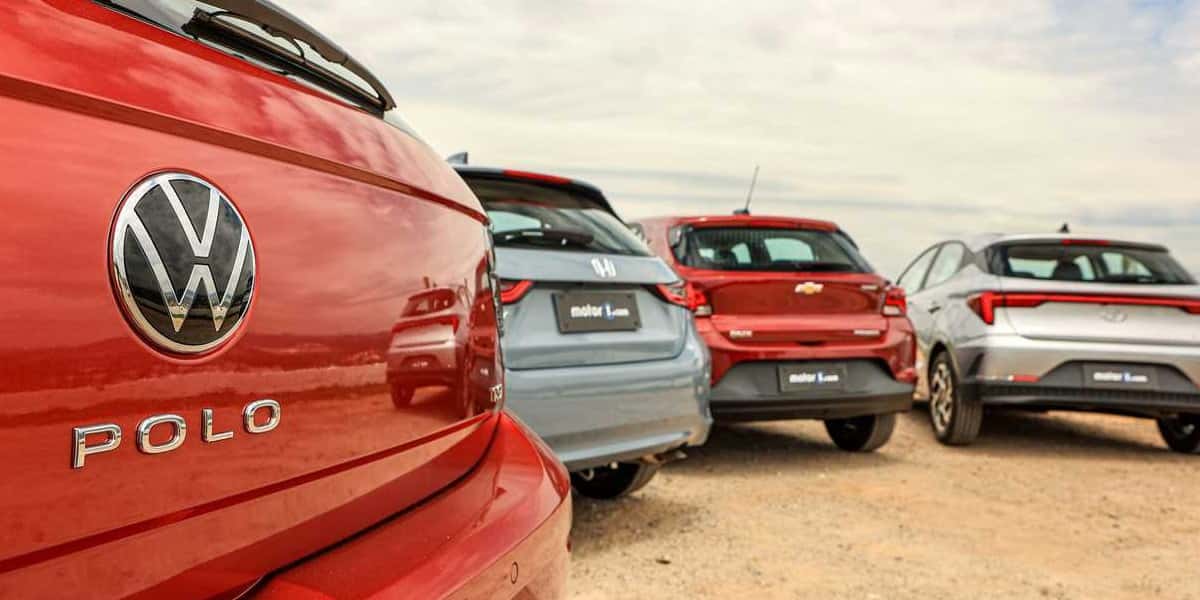 Carros- Polo, Onix e HB20 (Foto: Reprodução - Motor 1)