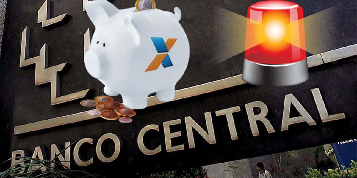 Alerta do BC que atinge a poupança da Caixa e demais bancos (Reprodução: Montagem TV Foco)