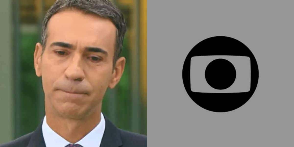 César Tralli durante o Jornal Hoje (Foto: TV Globo)