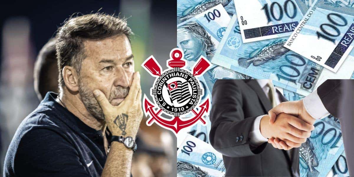 Diretor do Corinthians crava novo contrato milionário ao clube (Reprodução: Montagem TV Foco)