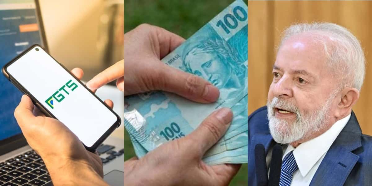 Saque de 100% do FGTS está em vigor no governo Lula para os idosos 60+ LIMPAREM as contas - Foto: Montagem