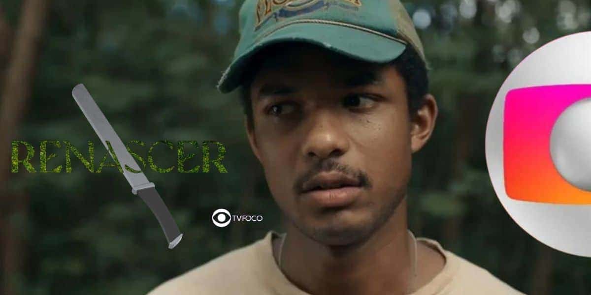 João Pedro (Juan Paiva) em Renascer (Foto: Reprodução / Globo / Montagem TV Foco)