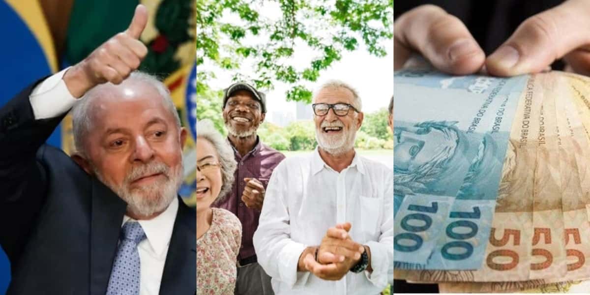 Lula idosos e dinheiro Foto: Montagem