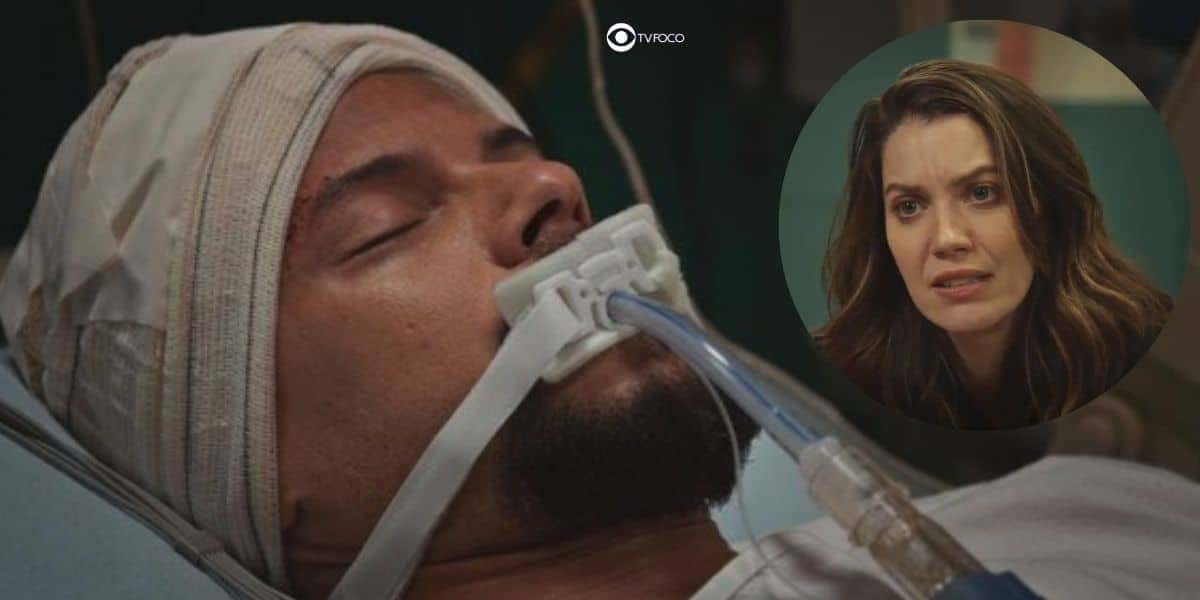 Netuno (Paulo Lessa) e Vênus (Nathalia Dill) em Família é Tudo (Foto: Reprodução / Globo / Montagem TV Foco)