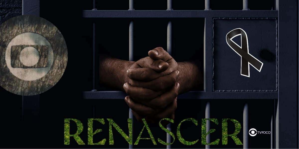 Prisão e luto em Renascer (Foto: Reprodução / Globo / Montagem TV Foco)