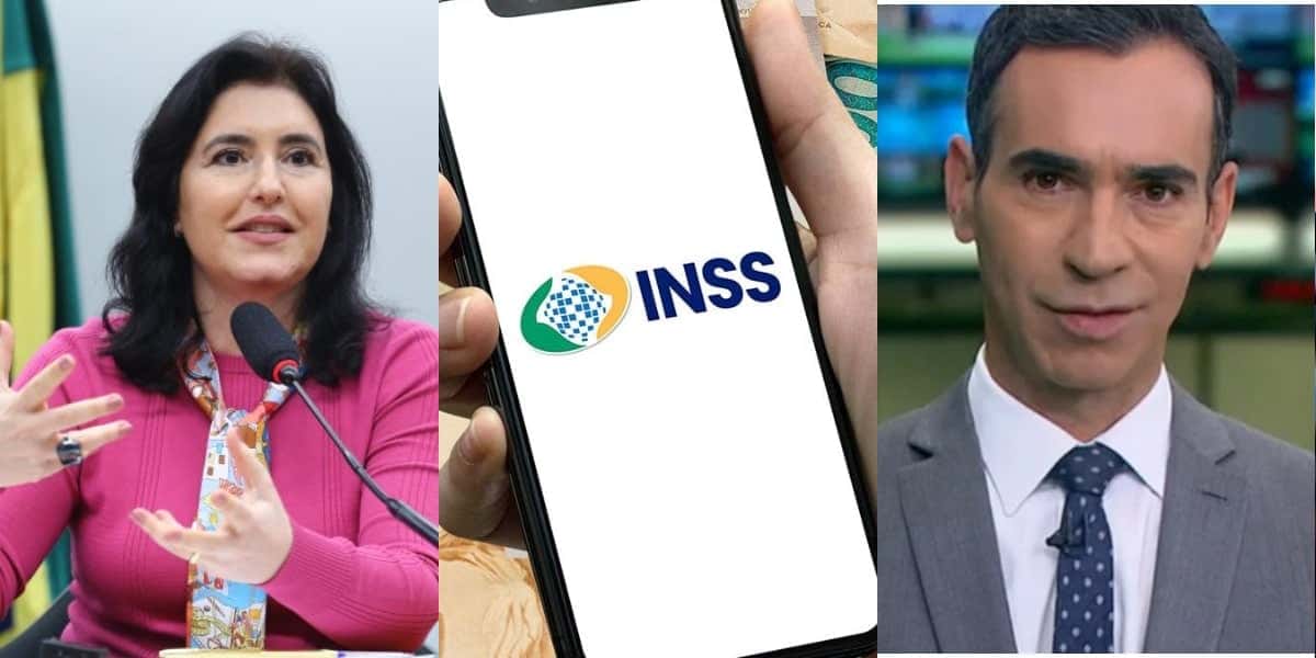 César Tralli confirma lei do INSS exposta por Simone Tebet (Foto: Divulgação)