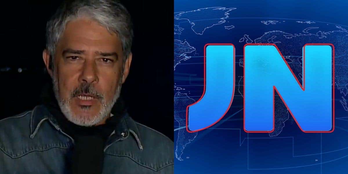 William Bonner ao vivo no Jornal Nacional (Foto: Reprodução / TV Globo)