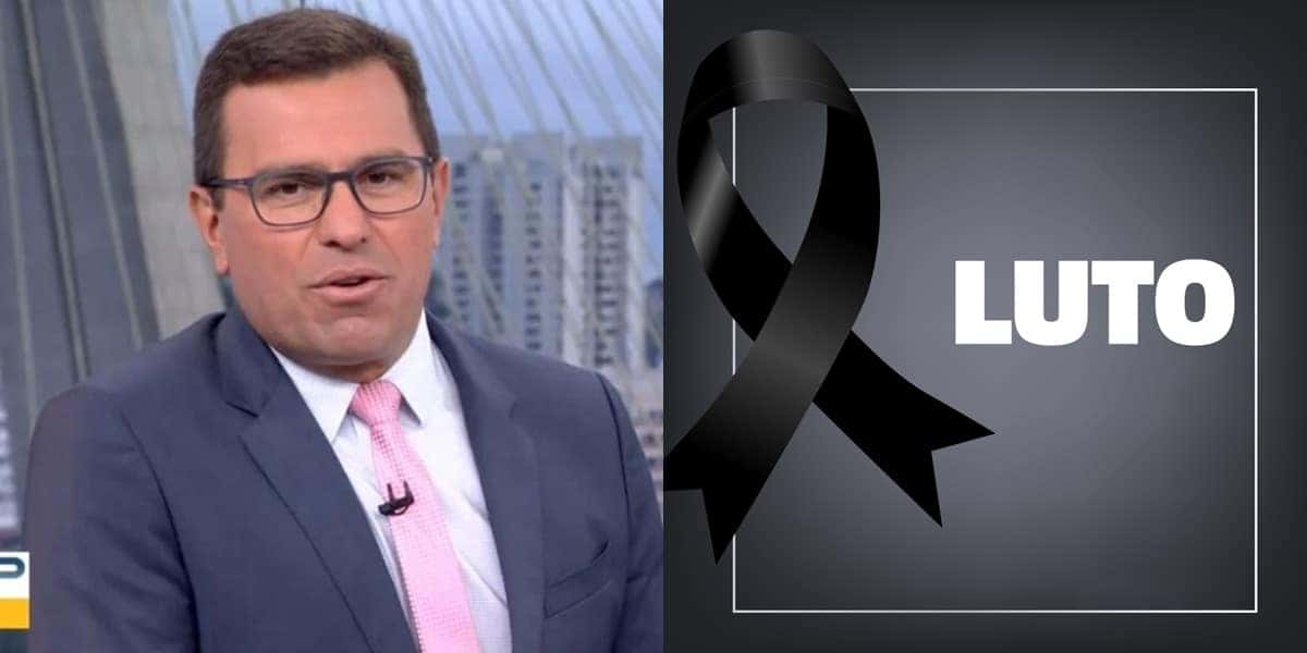 LUTO - Âncora Bocardi no BDSP (Foto: Reprodução - Globo, Montagem - TV Foco)
