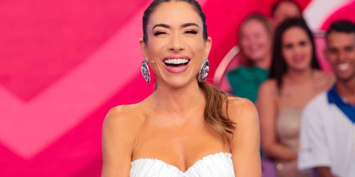 Patrícia Abravanel no Programa Silvio Santos (Foto: Reprodução / Gabriel Cardoso)