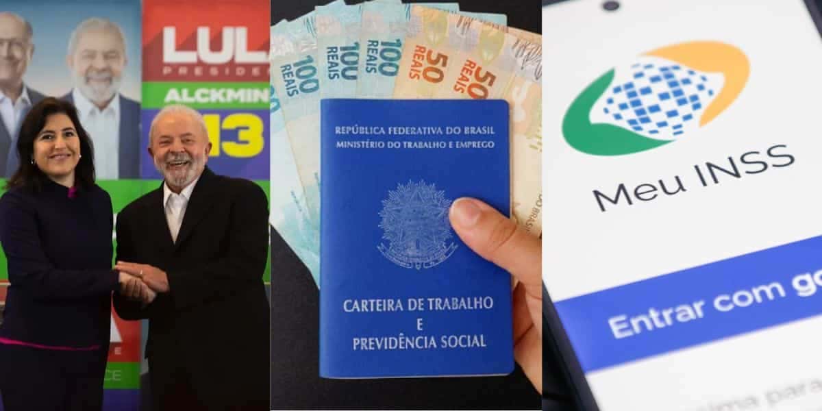 Novo valor do salário mínimo anunciado em 2024 e INSS atingido (Reprodução/Montagem/Gov/O Globo/Canva)