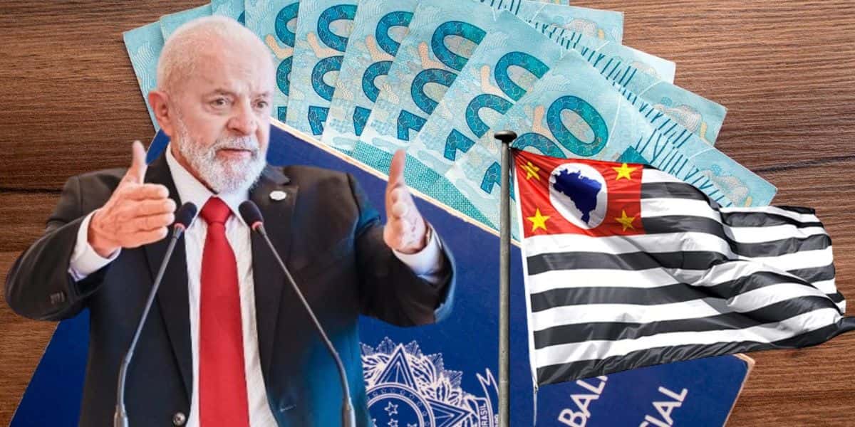 Lula crava novo mínimo para 2025 e em SP valor dispara em 30% (Reprodução/Montagem/Canva)