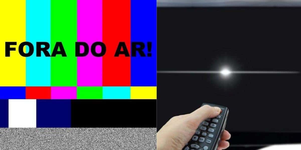 TV fora do ar - Montagem: TVFOCO