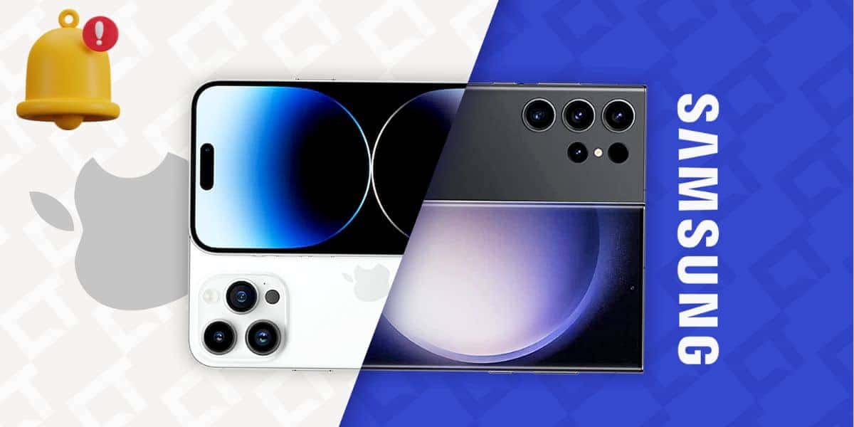 Apple e Samsung (Foto: Reprodução / Canal Tech)