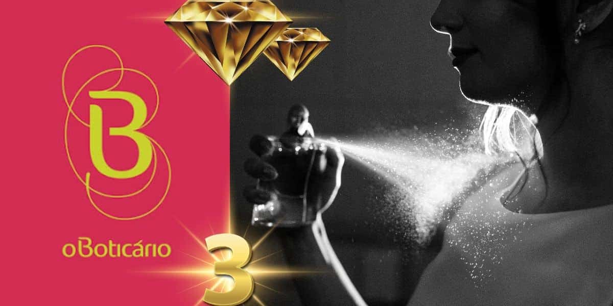 Mulher usando perfume O Boticário (Foto: Reprodução / Canva / Montagem TV Foco)