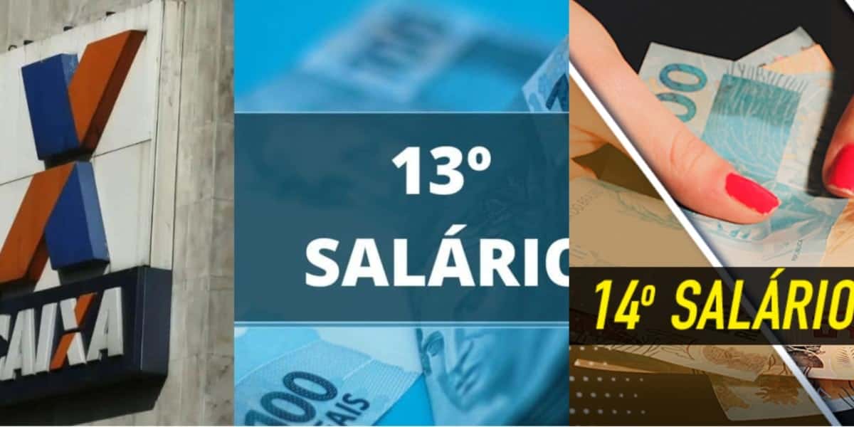 Saque extraordinário, 13° antecipado na Caixa e pagamento melhor que o 14° - Foto: Montagem