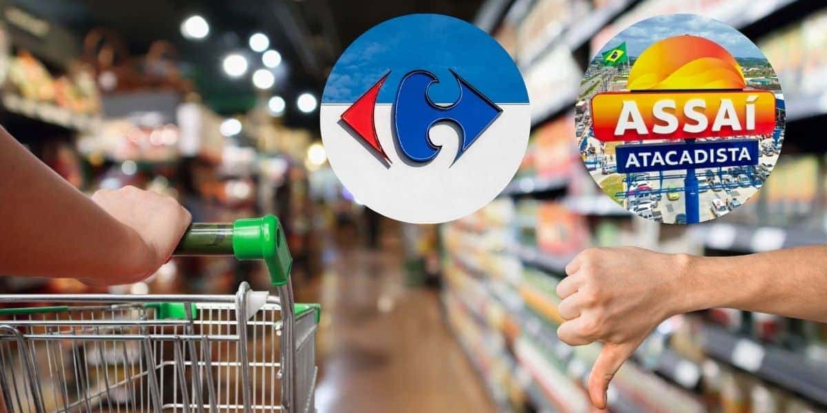 Varejista rival do Carrefour foi adquirido pelo Assaí (Foto: Reprodução / Canva / Montagem TV Foco)
