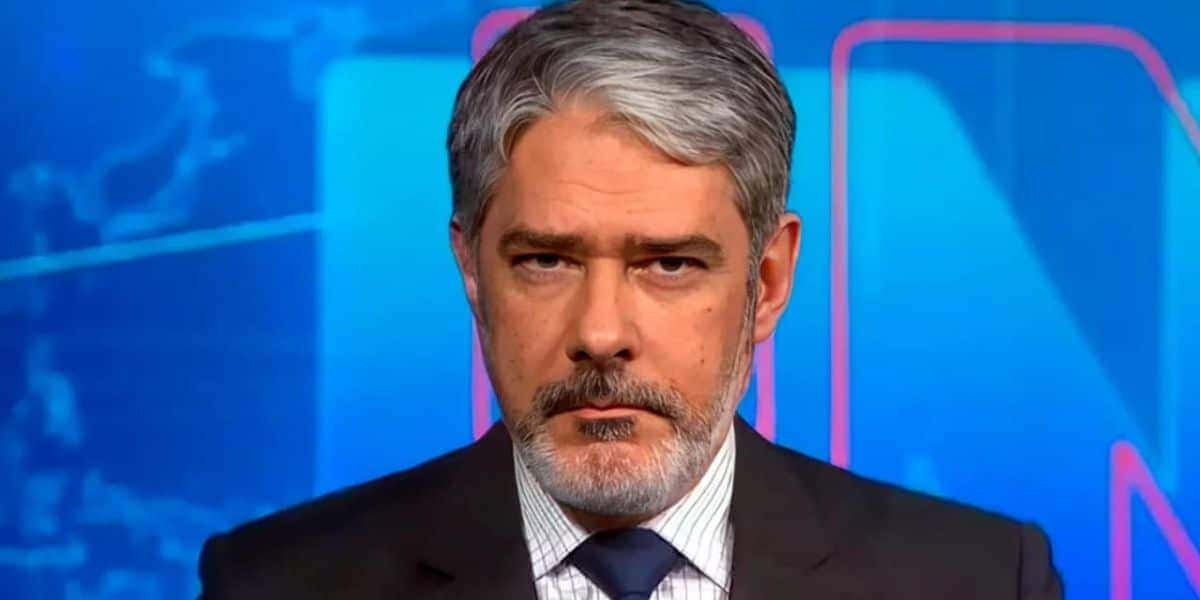 William Bonner noticiou sobre luta de varejista contra falência (Foto Reprodução/Globo)